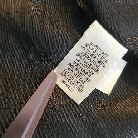 Banana Republic Women's Tweed Career Blazer Jacket Long Line Acadamia Small - Picture 8 of 11